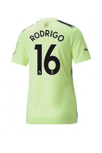 Fotbalové Dres Manchester City Rodri Hernandez #16 Dámské Třetí Oblečení 2022-23 Krátký Rukáv